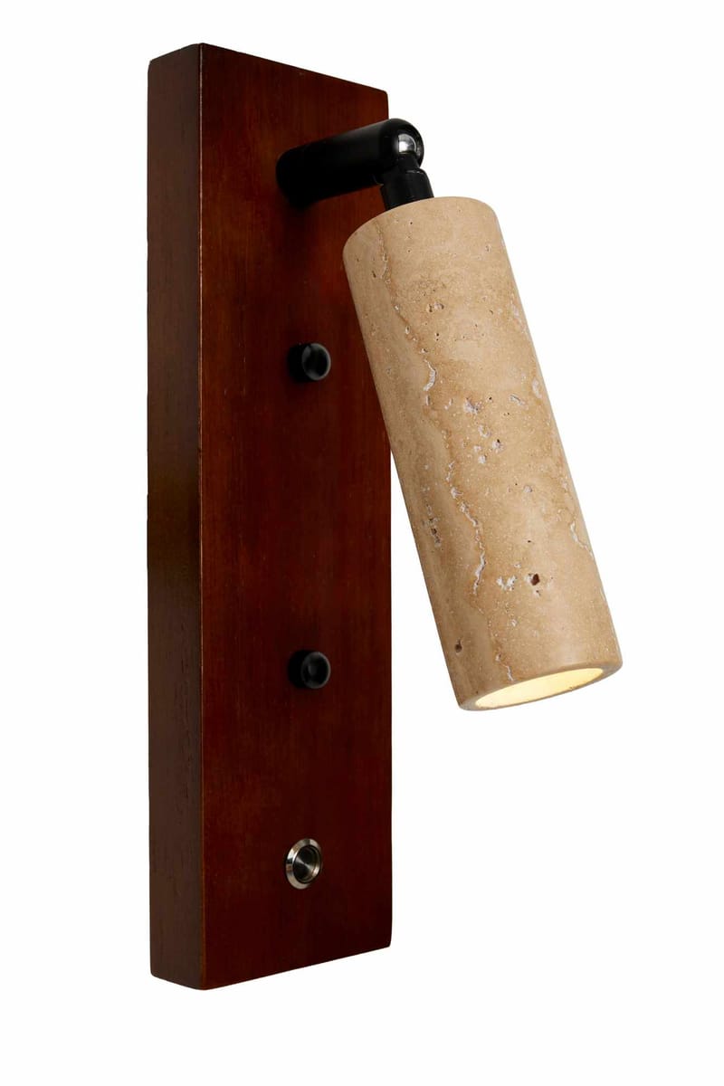 Orvyn væglampe 13 cm - Beige Valnød - Belysning - Lamper & indendørsbelysning - Væglampe