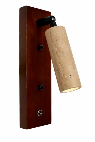 Orvyn væglampe 13 cm - Beige Valnød - Belysning - Lamper & indendørsbelysning - Væglampe