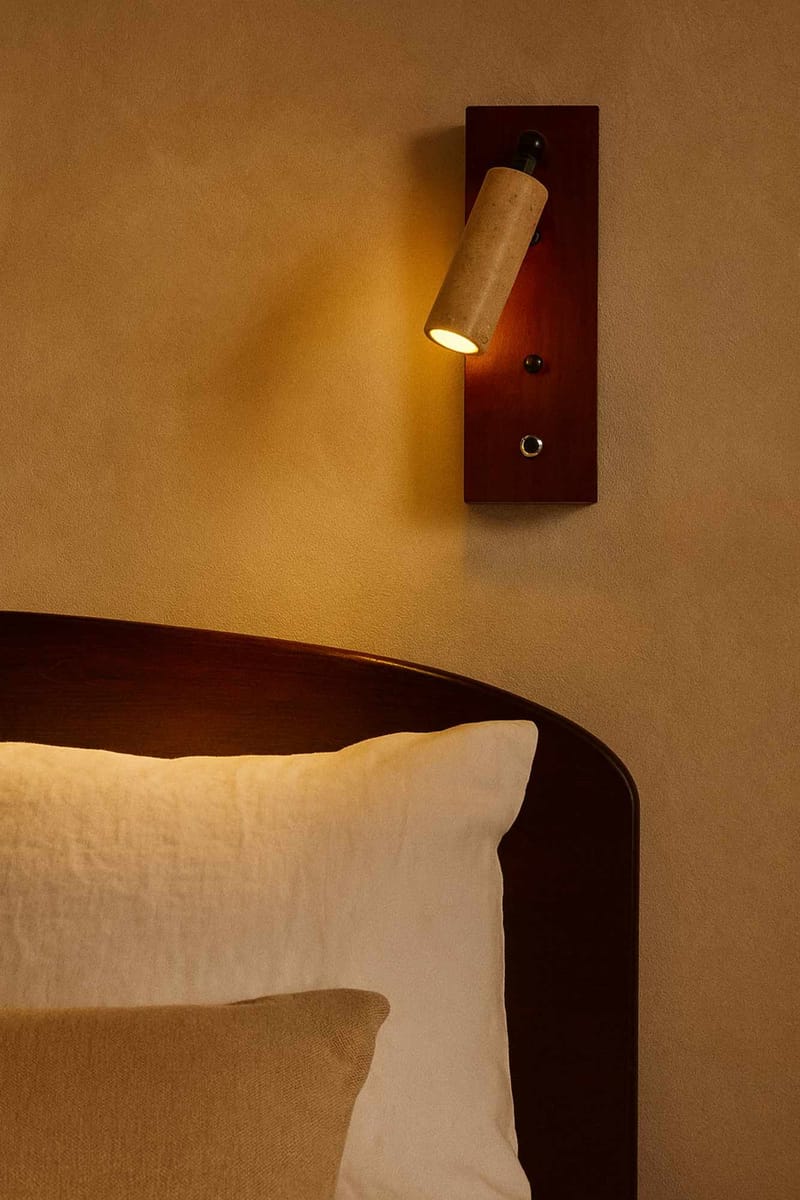 Orvyn væglampe 13 cm - Beige Valnød - Belysning - Lamper & indendørsbelysning - Væglampe