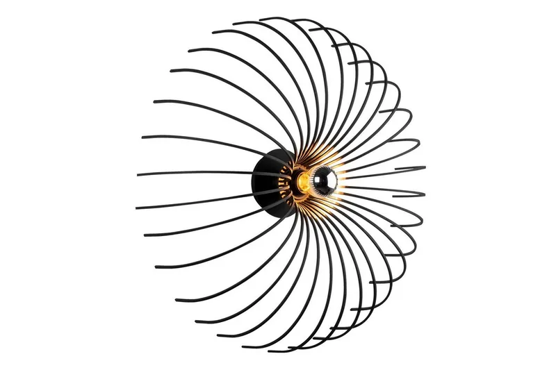 Væglampe Subbersta Sort - Diameter: 16 cm - Belysning - Lamper & indendørsbelysning - Soveværelse lampe