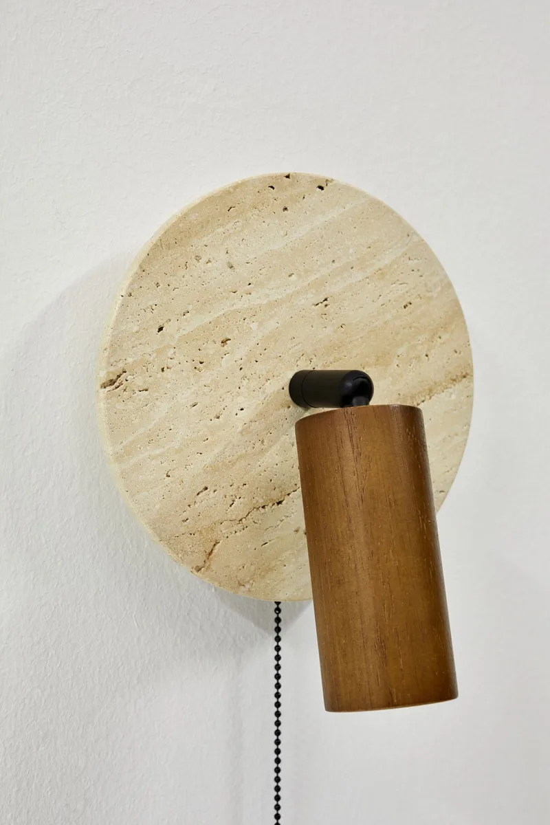 Tharosel væglampe 21 cm - Beige Eg - Belysning - Lamper & indendørsbelysning - Væglampe