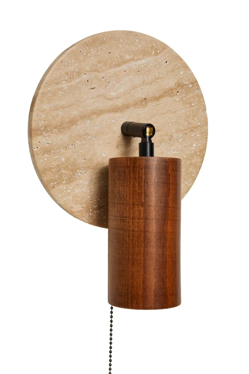 Tharosel væglampe 21 cm - Beige Valnød - Belysning - Lamper & indendørsbelysning - Væglampe