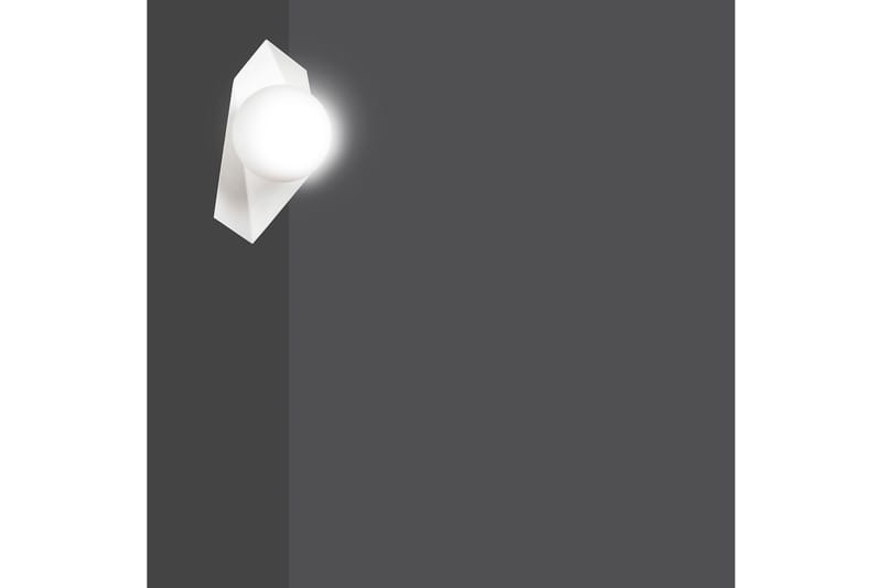 Thord K1 væglampe Hvid - Scandinavian Choice - Sengelampe væg - Vægarmatur - Soveværelse lampe - Væglampe