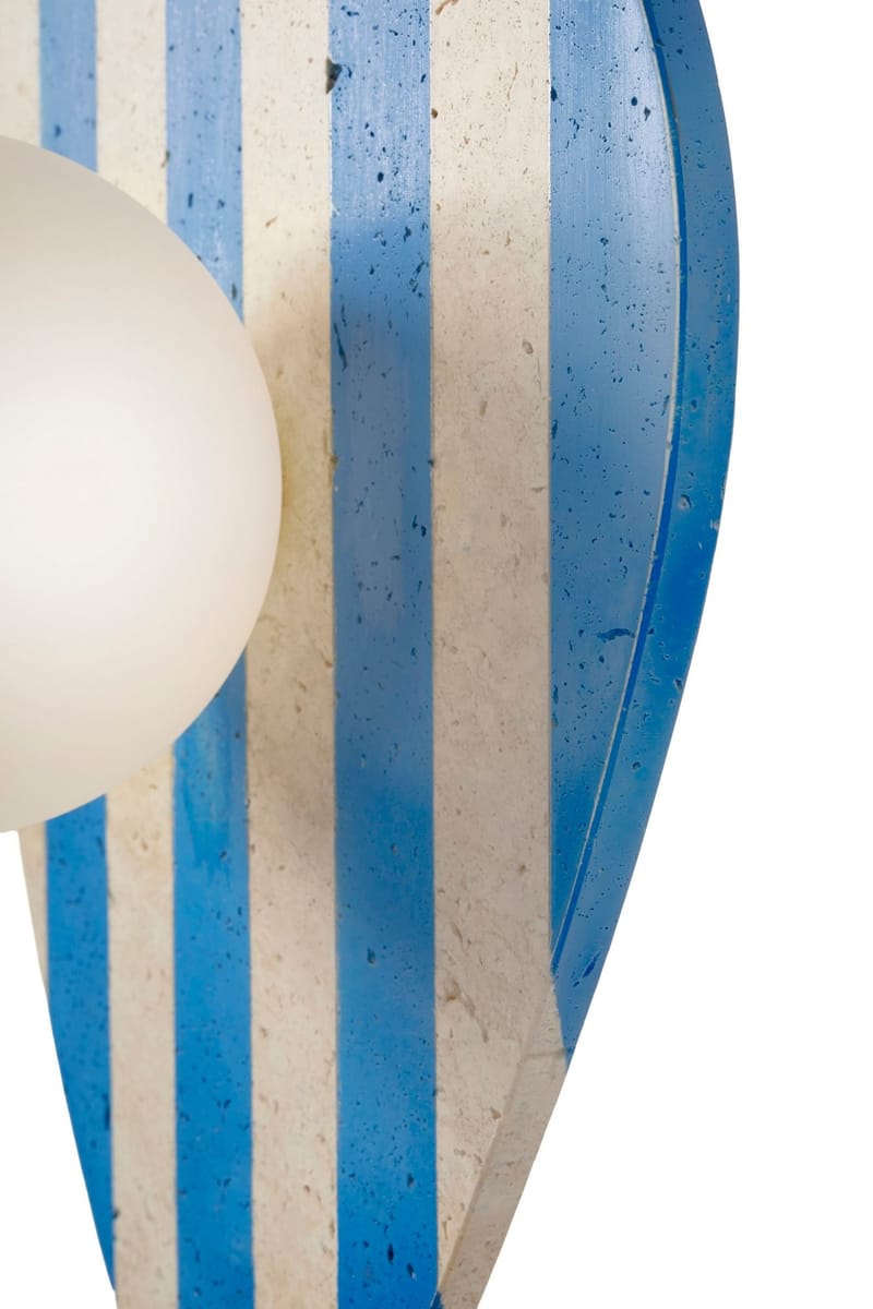 Thyrosel væglampe 10 cm - Beige, Hvid, Blå - Belysning - Lamper & indendørsbelysning - Væglampe