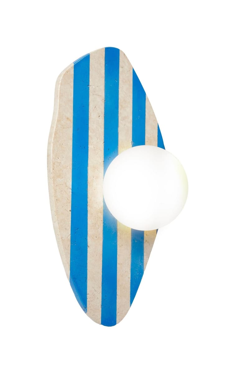 Thyrosel væglampe 10 cm - Beige, Hvid, Blå - Belysning - Lamper & indendørsbelysning - Væglampe