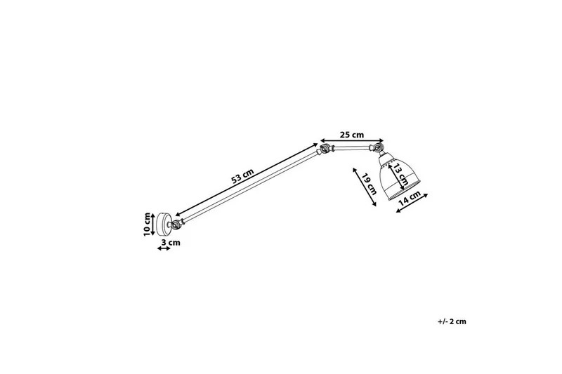 Tillatoba Væglampe E27 - Lysegrøn/Hvid - Belysning - Lamper & indendørsbelysning - Væglampe