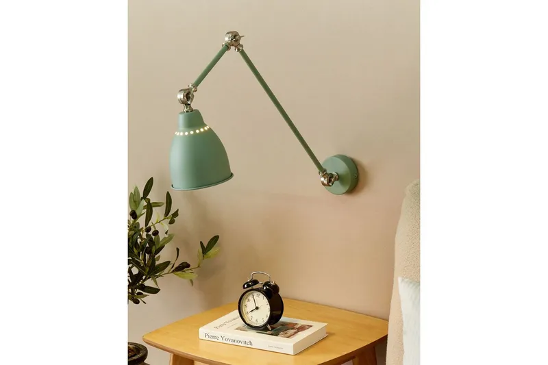 Tillatoba Væglampe E27 - Lysegrøn/Hvid - Belysning - Lamper & indendørsbelysning - Væglampe