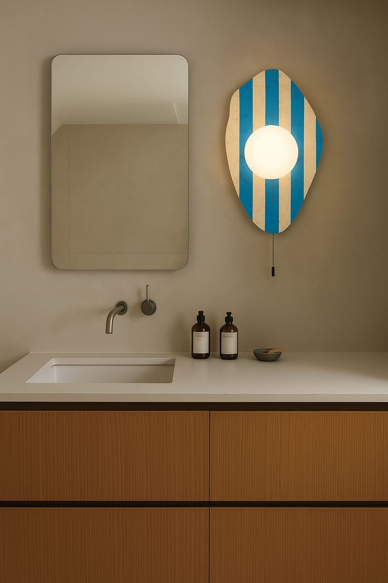 Torlic væglampe 10 cm - Beige, Hvid, Blå - Belysning - Lamper & indendørsbelysning - Væglampe