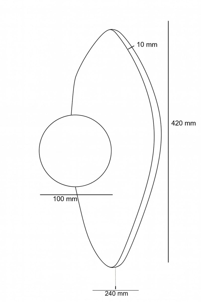 Torlic væglampe 10 cm - Beige, Hvid, Rød - Belysning - Lamper & indendørsbelysning - Væglampe