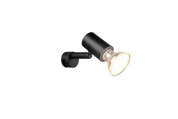 Trio Lighting Lorenzo H2O væglampe 1L GU10 matsort - Belysning - Lamper & indendørsbelysning - Væglampe