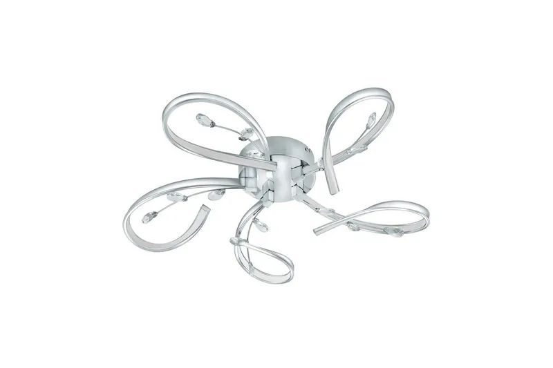 Væg-/Loftlampe Eglo Vallemare, Hvid/Krom