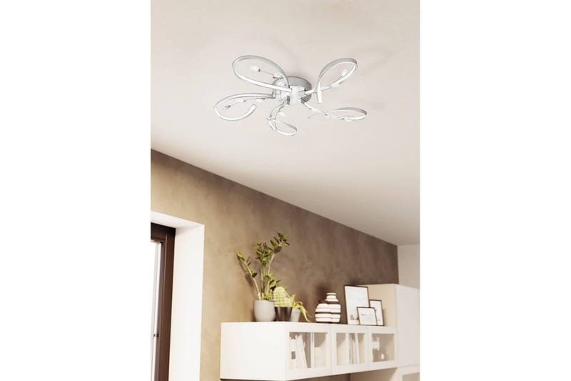 Væg-/Loftlampe Eglo Vallemare - Hvid/Krom - Belysning - Lamper & indendørsbelysning - Væglampe