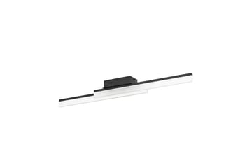 Væg-/Loftlampe Eglo Palmital Sort Satin - Sølv/Sort - Belysning - Lamper & indendørsbelysning - Væglampe