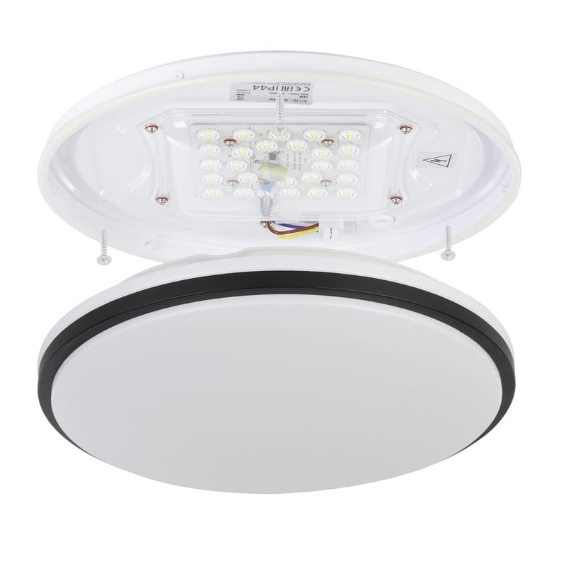 Væg-/Loftlampe Pinetto - Hvid, Krom - Belysning - Lamper & indendørsbelysning - Væglampe