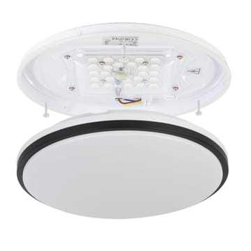 Væg-/Loftlampe Pinetto - Hvid, Krom - Belysning - Lamper & indendørsbelysning - Væglampe