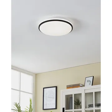 Væg-/Loftlampe Pinetto - Hvid, Sort - Belysning - Lamper & indendørsbelysning - Væglampe