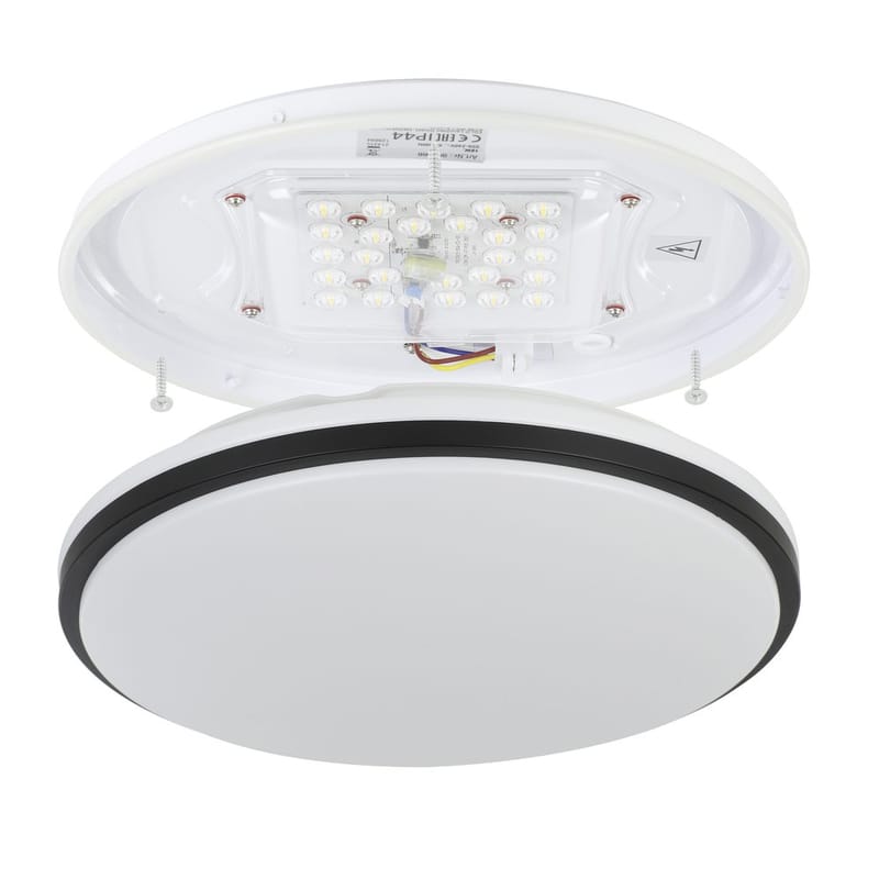 Væg-/Loftlampe Pinetto - Hvid, Krom - Belysning - Lamper & indendørsbelysning - Væglampe