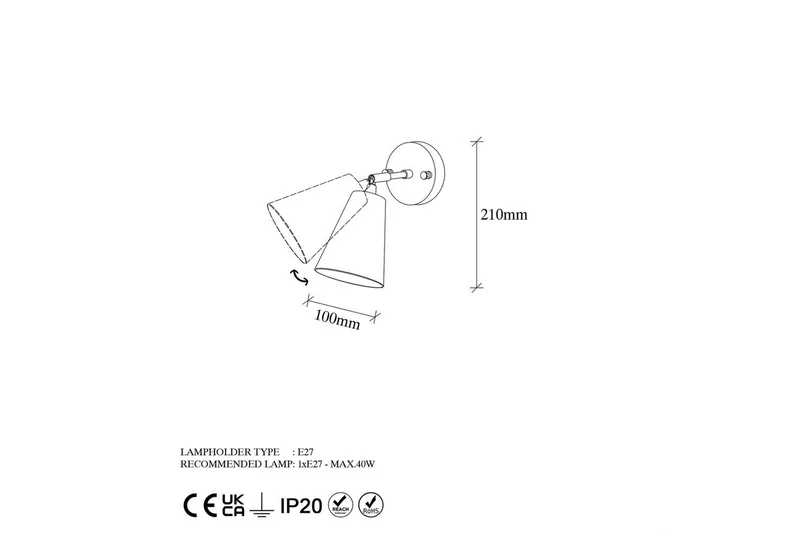 Væglampe Avraen Rany - Rany - Belysning - Lamper & indendørsbelysning - Væglampe