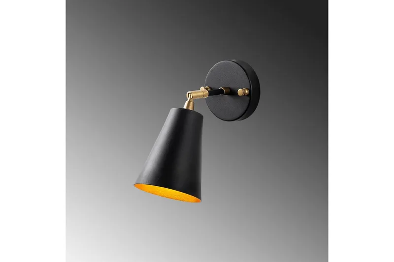 Væglampe Avraen Sort / Rany - Sort / Rany - Belysning - Lamper & indendørsbelysning - Væglampe