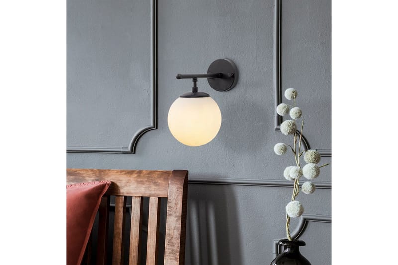 Væglampe Berriarenr Sort / Creme - Sort / Creme - Belysning - Lamper & indendørsbelysning - Væglampe