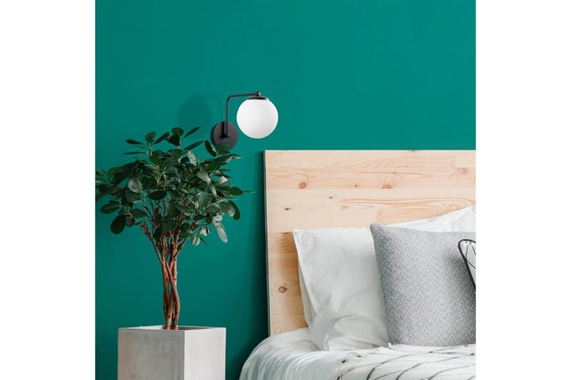 Væglampe Bhika Sort - Sort - Belysning - Lamper & indendørsbelysning - Væglampe