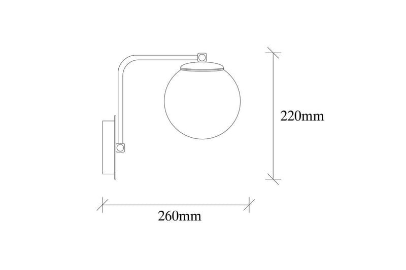 Væglampe Bhika Sort - Sort - Belysning - Lamper & indendørsbelysning - Væglampe
