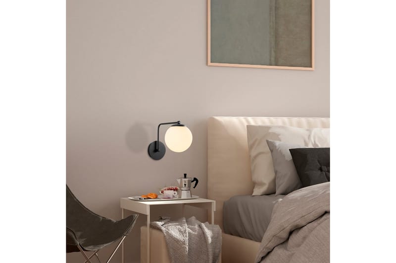 Væglampe Bhika Sort - Sort - Belysning - Lamper & indendørsbelysning - Væglampe