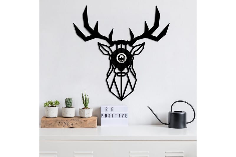 Væglampe Brilo Deer Sort - Sort - Belysning - Lamper & indendørsbelysning - Væglampe