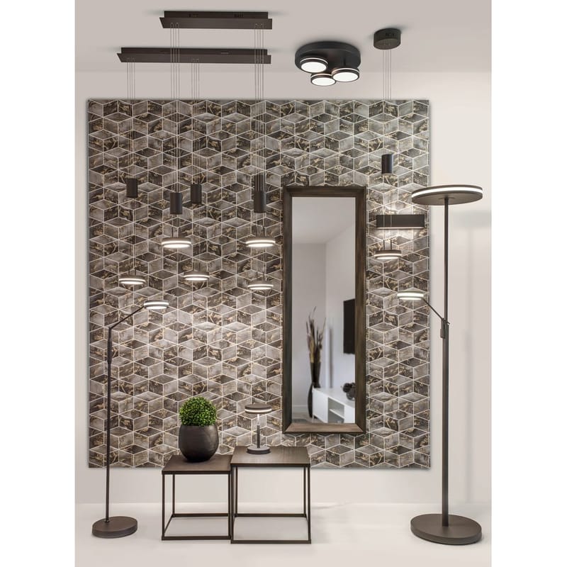 Væglampe Concha - 28 cm, Antracit - Belysning - Lamper & indendørsbelysning - Væglampe