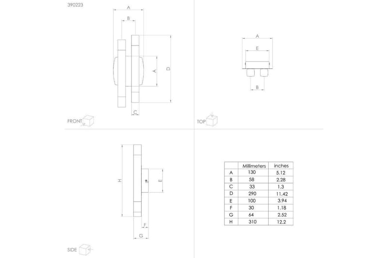 Væglampe Eglo Estanterios Grå/Brun Op og Ned 4 Lamper - Belysning - Lamper & indendørsbelysning - Væglampe