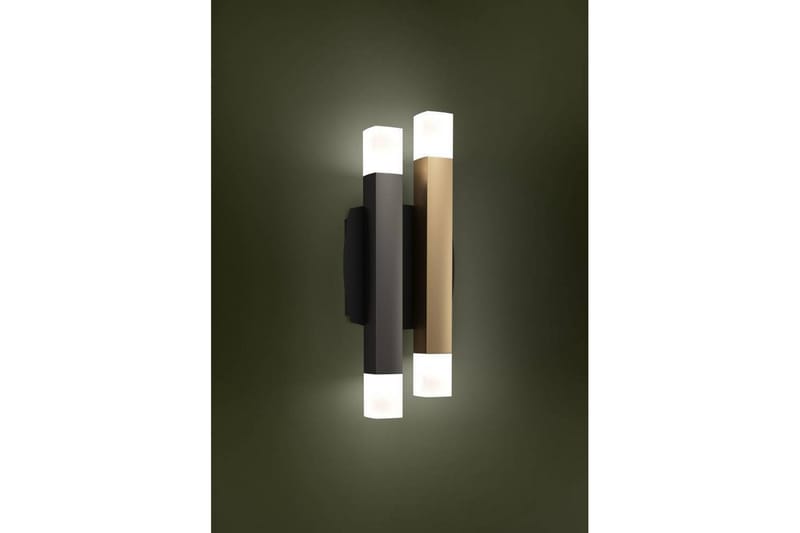 Væglampe Eglo Estanterios Grå/Brun Op og Ned 4 Lamper - Belysning - Lamper & indendørsbelysning - Væglampe