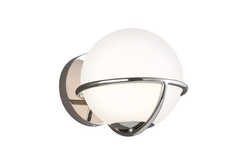 Væglampe Feiss Apollo Poleret Nikkel, Poleret Nikkel