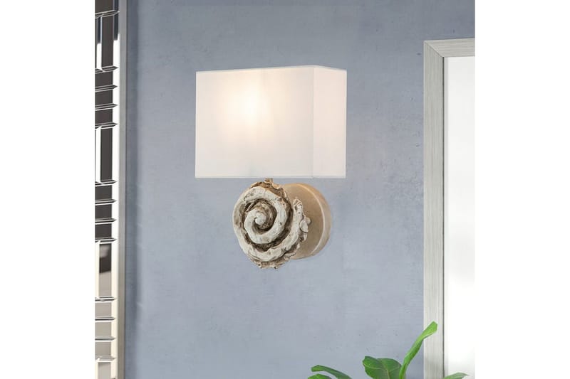Væglampe Flambeau Swirl Knoglehvid - Knoglehvid - Belysning - Lamper & indendørsbelysning - Væglampe