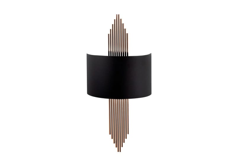 Væglampe Grelon Sort / Kobber - Sort / Kobber - Belysning - Lamper & indendørsbelysning - Væglampe