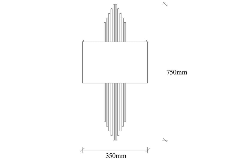 Væglampe Grelon Sort - Sort - Belysning - Lamper & indendørsbelysning - Væglampe