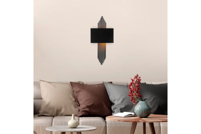 Væglampe Grelon Sort - Sort - Belysning - Lamper & indendørsbelysning - Væglampe