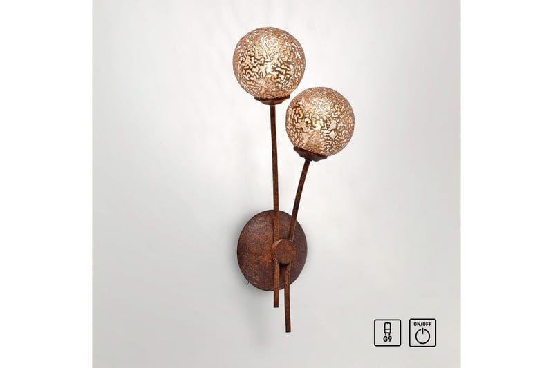 Væglampe Greta - 19x44x14 cm - Belysning - Lamper & indendørsbelysning - Væglampe