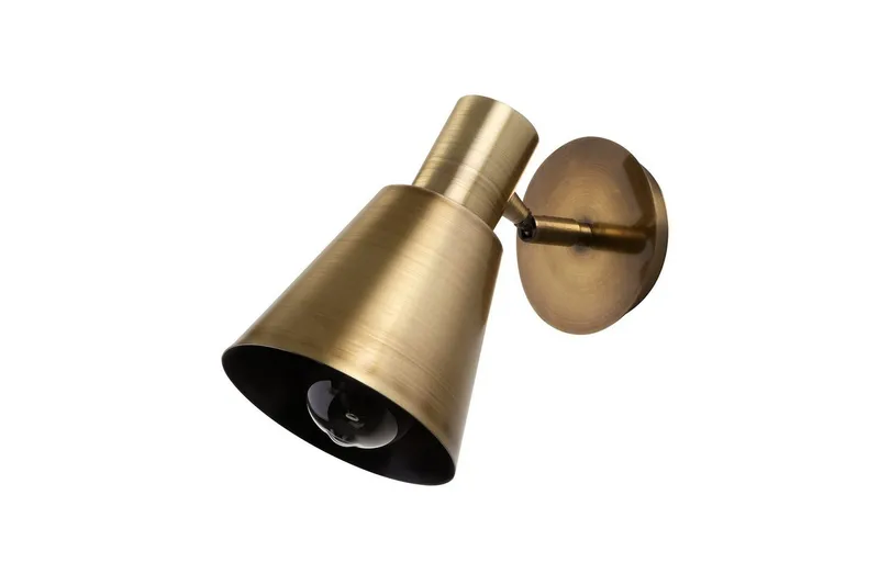 Væglampe Gullis Triangular Antik, Guld