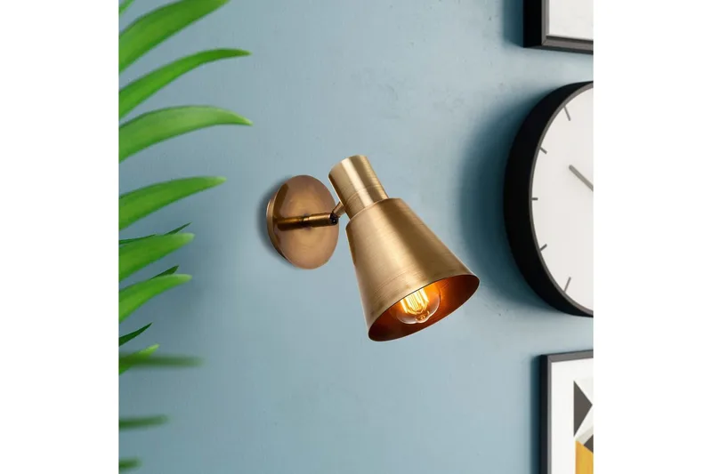 Væglampe Gullis Triangular Antik - Guld - Belysning - Lamper & indendørsbelysning - Væglampe