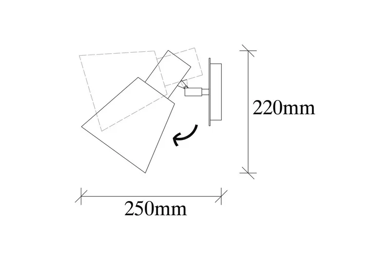 Væglampe Gullis Triangular Antik - Guld - Belysning - Lamper & indendørsbelysning - Væglampe