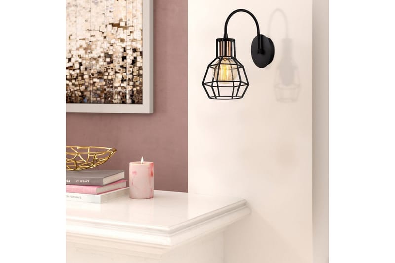 Væglampe Halieland Sort / Bronze - Sort - Belysning - Lamper & indendørsbelysning - Væglampe