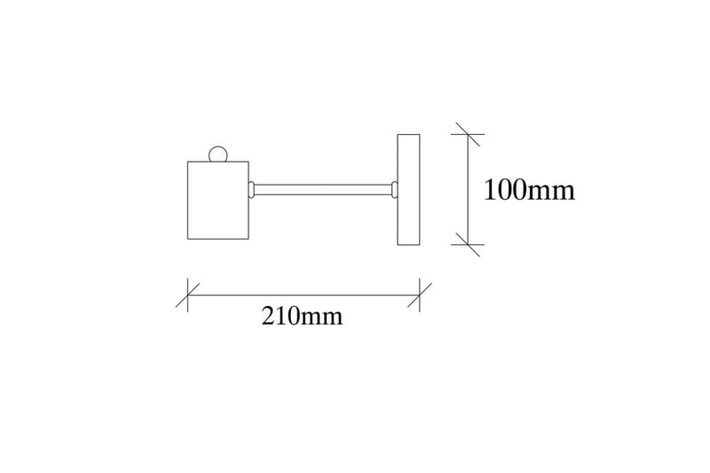 Væglampe Hexaia Sort - Sort - Belysning - Lamper & indendørsbelysning - Væglampe