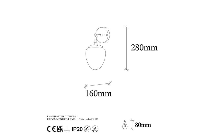 Væglampe Hiora Vintage - Kobber - Belysning - Lamper & indendørsbelysning - Væglampe