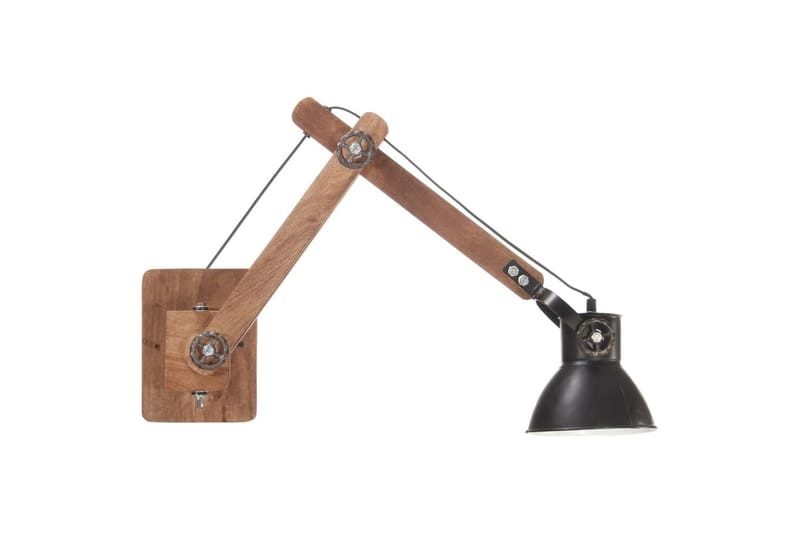 Væglampe Industriel Stil Rund E27 Sort - Belysning - Lamper & indendørsbelysning - Væglampe