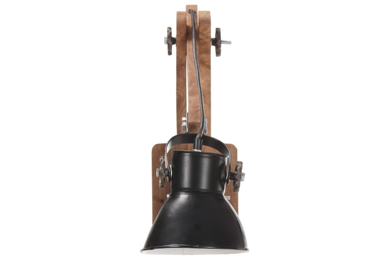 Væglampe Industriel Stil Rund E27 Sort - Belysning - Lamper & indendørsbelysning - Væglampe