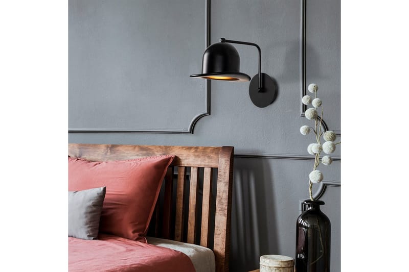 Væglampe Jolna Sugana Sort - Sort - Belysning - Lamper & indendørsbelysning - Væglampe