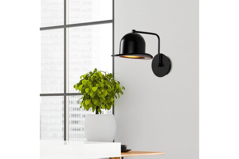 Væglampe Jolna Sugana Sort - Sort - Belysning - Lamper & indendørsbelysning - Væglampe