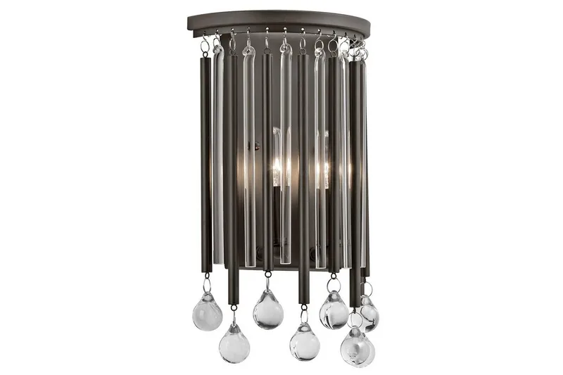 Væglampe Kichler Piper Espresso/Chrome, Espresso/Chrome