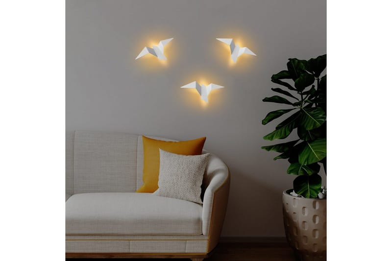 Væglampe Kivo Hvid - Hvid - Belysning - Lamper & indendørsbelysning - Væglampe