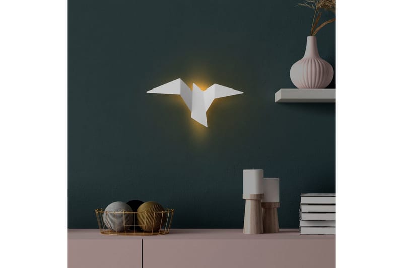 Væglampe Kivo Hvid - Hvid - Belysning - Lamper & indendørsbelysning - Væglampe
